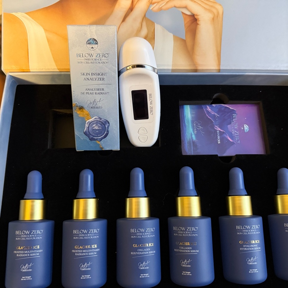 Glacial Blue Skincare Serum Set